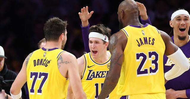 东契奇绝杀+里夫斯神操作！湖人加时险胜掘金迎