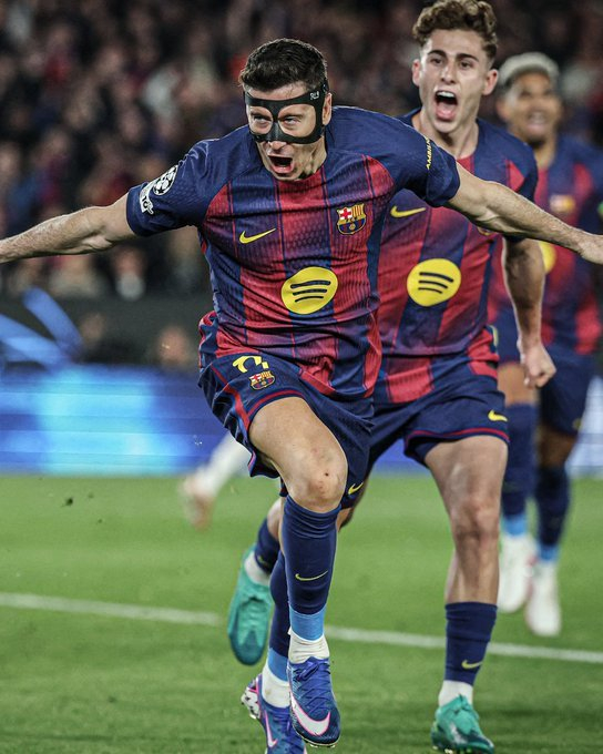 莱万欧冠淘汰赛破门创最